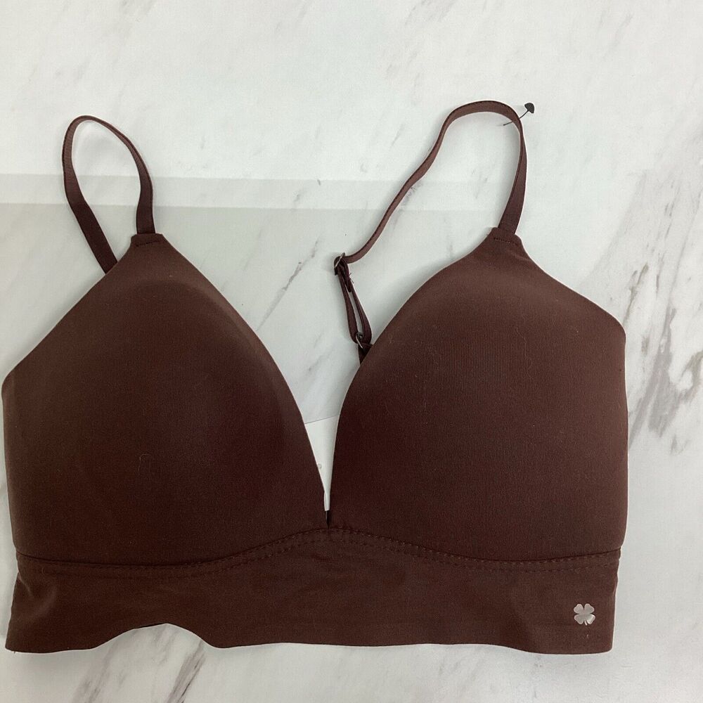 Lucky Brand No Wire Lined T Shirt Bra Size 36C Brown New *B